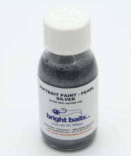 BRIGHT BAITS-SOFTBAIT PAINT PEARL SILVER 30ML.