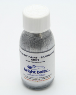 BRIGHT BAITS-SOFTBAIT PAINT SPARKLING GREY 30ML.