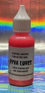 RYVA LURES-PLASTISOL COLOR FLUO UV RED