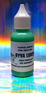 RYVA LURES-PLASTISOL COLOR PEARL GREEN 30ML.