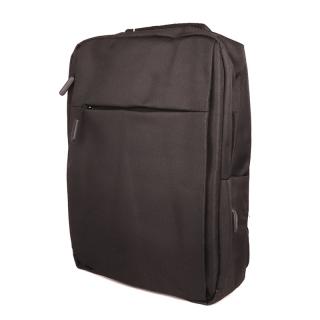 Černý batoh Minissimi na notebook, formát A4 s USB, kabinové zavazadlo