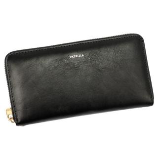 Dámská celozipová kožená peněženka Patrizia Piu IT-119 + RFID černá