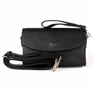 Dámská crossbody kabelka David Jones CM3792 černá | KabelkyproVas.cz