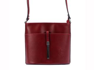 Dámská kabelka crossbody no. 52 višňová | KabelkyproVas.cz