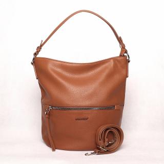 Dámská kabelka na rameno i crossbody David Jones 6518-1 hnědá | KabelkyproVas.cz