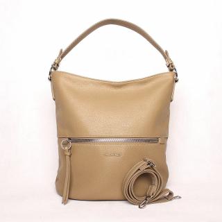 Dámská kabelka na rameno i crossbody David Jones 6518-1 hnědozelená (khaki) | KabelkyproVas.cz