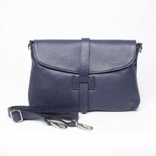 Dámská kožená kabelka na rameno/do ruky/crossbody no. 222 modrá | KabelkyproVas.cz