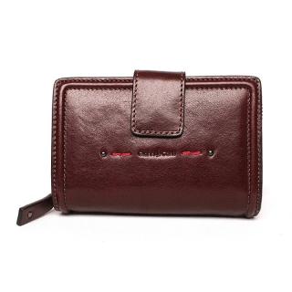 Dámská kožená luxusní peněženka Gianni Conti no. 8615 tmavěhnědá | KabelkyproVas.cz