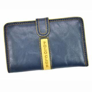 Dámská kožená peněženka Harvey Miller Polo Club 1529ST01 modrá | KabelkyproVas.cz