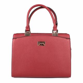Dámská středně velká elegantní kabelka do ruky FLORA&CO F6346 červená | KabelkyproVas.cz