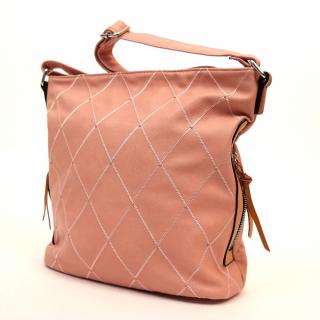 Dámská střední crossbody kabelka ROMINA & CO 2297 růžová | KabelkyproVas.cz