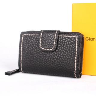 Kožená luxusní peněženka Gianni Conti no. 2868105 černá