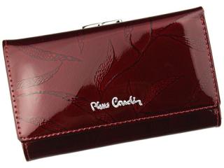 Kožená peněženka Pierre Cardin LEAF 108 tmavěčervená