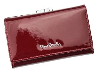 Kožená peněženka Pierre Cardin LINE 108 tmavěčervená