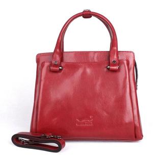 Luxusní dámská kabelka do ruky Marta Ponti no. 6056 tmavěčervené