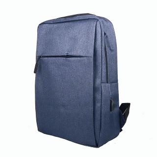 Modrý batoh Minissimi na notebook, formát A4 s USB, kabinové zavazadlo