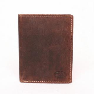 Pánská  Hunter  kožená peněženka HGL no. 4028 + RFID tmavěhnědá