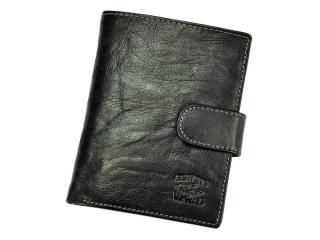 Pánská kožená peněženka Always Wild N4L-BC se štírem s upínkou černá | KabelkyproVas.cz