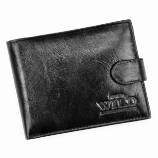 Pánská kožená peněženka Always Wild N992L-VTK s upínkou černá | KabelkyproVas.cz