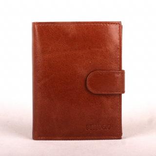 Pánská kožená peněženka Bellugio (AM-21-072A) světlehnědá (cognac) | KabelkyproVas.cz