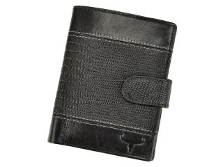 Pánská kožená peněženka Wild Buffalo (N890L-VTC) + RFID černá | KabelkyproVas.cz