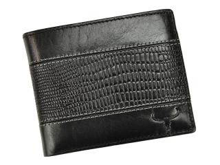 Pánská kožená peněženka Wild Buffalo (N992-VTC) + RFID černá | KabelkyproVas.cz