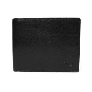 Pánská luxusní hladká kožená peněženka Marta Ponti no. B216R + RFID černá | KabelkyproVas.cz