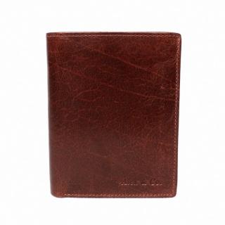 Pánská luxusní kožená peněženka Alex&Co (Gianni Conti) no. 117 tmavěhnědá | KabelkyproVas.cz