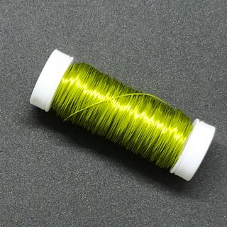 Dekorační drátky 0,3mm, různé barvy Barva: Limon 30g