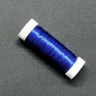 Dekorační drátky 0,3mm, různé barvy varianta: modrá 30g