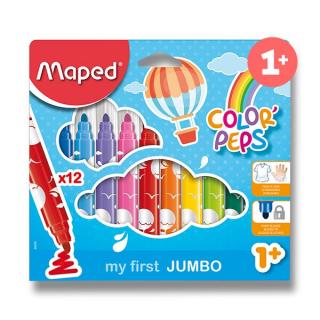 Dětské fixy Maped Color'Peps Jumbo - 12 nebo 24 barev varianta: 12 barev