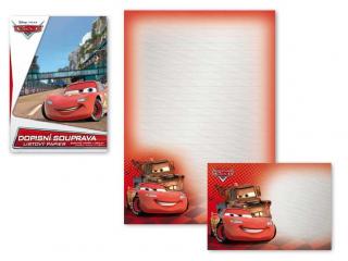 Dopisní papír barevný LUX 5+10 varianta: Disney Cars II