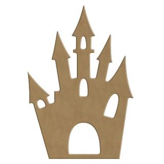 Dřevěné výřezy k dekoraci Gomille, Princezny varianta: Strašidelný zámek