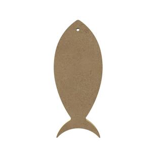 Dřevěný výřez k dekoraci Gomille, 15 cm – ryba