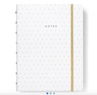 Filofax Notebook varianta: Moonlight A5, Bílá