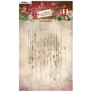 Gelové razítko Studio Light  Magical Christmas , 8,2x13,2 cm - Dřevo