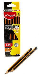 Grafitová tužka Tužka Maped Black´Peps - Jumbo HB