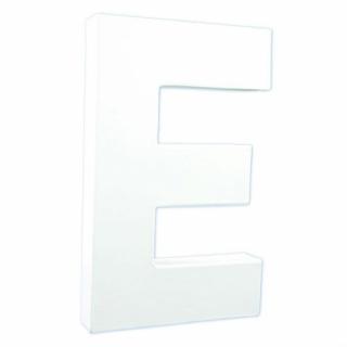 Kartonová písmena bílá, výška 20cm varianta: E