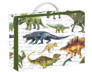 Kufříky na výrvarnou výchovu varianta: Dino hranatý A4