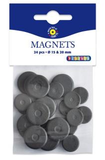 Magnety 24 ks - 15 mm, 20 mm - 9080002