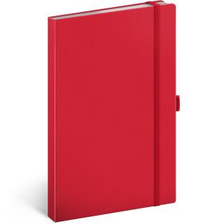 Notes, tečkovaný, 13 × 21 cm varianta: červený