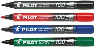 Pilot popisovač, permanentní, PERMANENT MARKER 100 varianta: černá