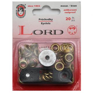 Průchodky s podložkou Ms 5,5x5x10mm (v.5,5) 20ks/karta varianta: zlaté