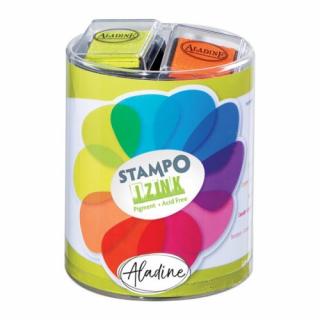 Razítkovací poštářky Stampo Izink Pigment - zářivé barvy 10ks