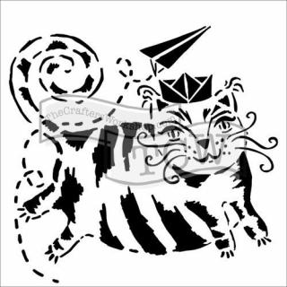 Šablona 12 x12  (30,5 x 30,5 cm), Flying cat