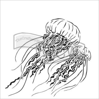 Šablona 12 x12  (30,5 x 30,5 cm), Jellyfish