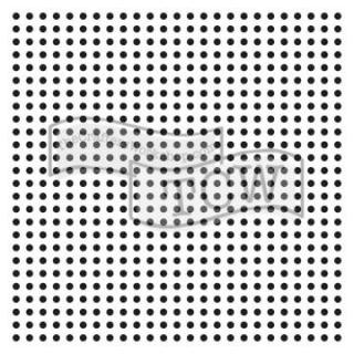 Šablona 6 x6  , Micro Dots, mini