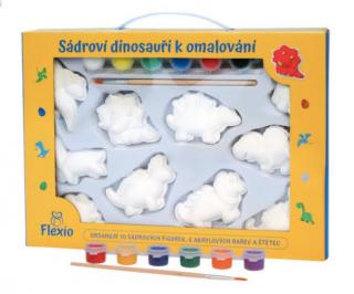 Sádrování - dinosauři k domalování