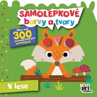 Samolepkové barvy a tvary pro nejmenší - více variant varianta: V lese