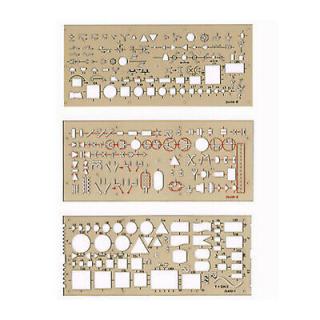 Souprava šablon elektro 703071 kouřová